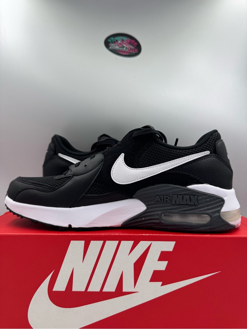Nike Air Max Excee Black White BRAND NEW Size 9 Women - Picture 6 of 8